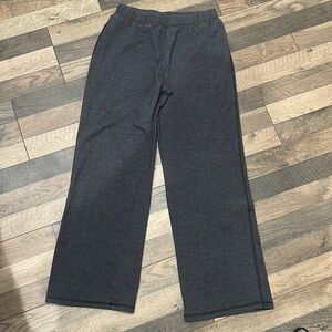Lotus Dark Grey Wide Leg Leggings Yoga Pants Size Small